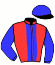 casaque portée par Dagnicourt Ch. jockey du cheval de course JUNIOR DU THENNEY, information pmu ZETURF
