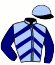 casaque portée par Le Mee Y. R. jockey du cheval de course JOYAU DU PASSAGE, information pmu ZETURF