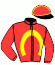 casaque portée par Duvaldestin Theo jockey du cheval de course KALMIA PERRINE, information pmu ZETURF