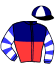 casaque portée par Le Mee Y. R. jockey du cheval de course IS DE LA BOISSIERE, information pmu ZETURF