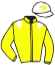 casaque portée par Rousset Y. jockey du cheval de course SUNWHITE, information pmu ZETURF