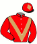 casaque portée par Maillot S. jockey du cheval de course ZELZEFYR, information pmu ZETURF