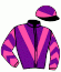 casaque portée par Rousset Y. jockey du cheval de course ARGYRON, information pmu ZETURF