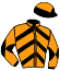 casaque portée par Grosbois Chr. jockey du cheval de course PRESCY LIIA, information pmu ZETURF