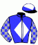 casaque portée par Lelievre A. jockey du cheval de course LILICA, information pmu ZETURF