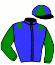 casaque portée par Gervais Y. jockey du cheval de course HECTOR DES CAMBRES, information pmu ZETURF