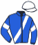 casaque portée par Michel Mlle A. jockey du cheval de course GAVOTTE DU PRATEL, information pmu ZETURF