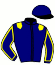 casaque portée par Thomas A. jockey du cheval de course EDI JOSSELYN, information pmu ZETURF