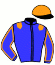 casaque portée par Ventura P. jockey du cheval de course KAMARO, information pmu ZETURF