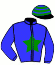 casaque portée par Sorais Mme Mar. jockey du cheval de course KENNEDY TEXAN, information pmu ZETURF