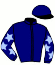 casaque portée par Reze V. jockey du cheval de course KHAZIM, information pmu ZETURF