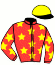 casaque portée par Thomas A. jockey du cheval de course JONAGOLD, information pmu ZETURF