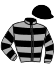 casaque portée par Abrivard A. jockey du cheval de course KOURGA DE LOU, information pmu ZETURF