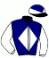 casaque portée par Lecomte D. jockey du cheval de course KAPY, information pmu ZETURF