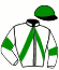 casaque portée par Bethouart D. jockey du cheval de course LUCKY D'AVAL, information pmu ZETURF