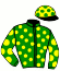casaque portée par Jublot L. jockey du cheval de course FUN LOVER, information pmu ZETURF