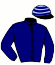 casaque portée par Marsault D. jockey du cheval de course IDAMES, information pmu ZETURF