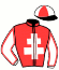casaque portée par Le Bay Mel. jockey du cheval de course OD KAKO, information pmu ZETURF