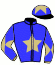 casaque portée par Pouchin A. jockey du cheval de course MY LADY ROCK (FR), information pmu ZETURF