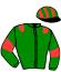 casaque portée par Hardouin E. jockey du cheval de course NUUK (IE), information pmu ZETURF