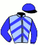 casaque portée par Martino S. jockey du cheval de course RUBIS QUEEN (FR), information pmu ZETURF