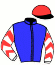 casaque portée par Barzalona M. jockey du cheval de course PEDRITO, information pmu ZETURF