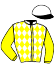 casaque portée par Santiago Mlle D. jockey du cheval de course LA PIENZA, information pmu ZETURF