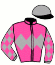 casaque portée par Planque S. jockey du cheval de course RUDEVENT, information pmu ZETURF