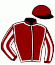 casaque portée par Pouchin A. jockey du cheval de course SOMMERDANCE, information pmu ZETURF