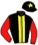 casaque portée par Barille Y. jockey du cheval de course CHUNKA WAKAN, information pmu ZETURF