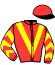 casaque portée par Madamet A. jockey du cheval de course BEST LOOKING, information pmu ZETURF