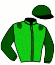 casaque portée par Lecoeuvre C. jockey du cheval de course LOVEFORCE, information pmu ZETURF