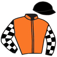 casaque portée par Carboni Luc. jockey du cheval de course APOLLON, information pmu ZETURF