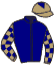 casaque portée par Grosbois Chr. jockey du cheval de course GOT FROST, information pmu ZETURF