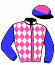 casaque portée par Pasquier S. jockey du cheval de course BE A LORD, information pmu ZETURF