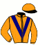 casaque portée par Prichard Mlle C. jockey du cheval de course KALEOTIC, information pmu ZETURF