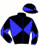 casaque portée par Chevillard T. jockey du cheval de course SLICE AND DICE, information pmu ZETURF