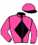 casaque portée par Ferreira N. jockey du cheval de course ROYAL MOON, information pmu ZETURF