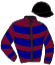 casaque portée par Poincot Chr. jockey du cheval de course DASHKA, information pmu ZETURF