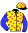 casaque portée par Baudoin-boin A. jockey du cheval de course ZVOLKOV, information pmu ZETURF