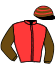 casaque portée par Maxwell D. jockey du cheval de course IAMASTAR, information pmu ZETURF