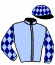 casaque portée par Senet F. jockey du cheval de course INZINZAC DU LOOK, information pmu ZETURF