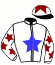 casaque portée par Duporte Mlle A. jockey du cheval de course FLASH TEMPO, information pmu ZETURF