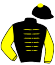 casaque portée par Barzalona M. jockey du cheval de course AKBAR, information pmu ZETURF