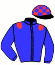 casaque portée par Belmont Cés. jockey du cheval de course PACOSTAR, information pmu ZETURF