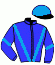 casaque portée par Crastus A. jockey du cheval de course MORHIB, information pmu ZETURF