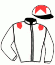 casaque portée par Poincot Chr. jockey du cheval de course KA FEE INN, information pmu ZETURF