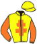 casaque portée par Gauffenic N. jockey du cheval de course IT'S WELL, information pmu ZETURF
