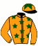 casaque portée par Poteaux Tho. jockey du cheval de course AUTHENTIQUE COTTE, information pmu ZETURF