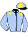 casaque portée par Barzalona M. jockey du cheval de course ROCK BOY, information pmu ZETURF